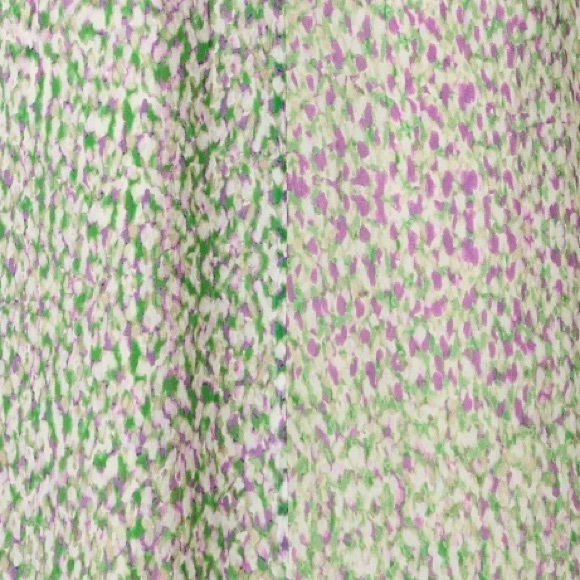 L.K. Bennett Elowen Lilac and Green Animal Print Midi Dress - Picture 8 of 16